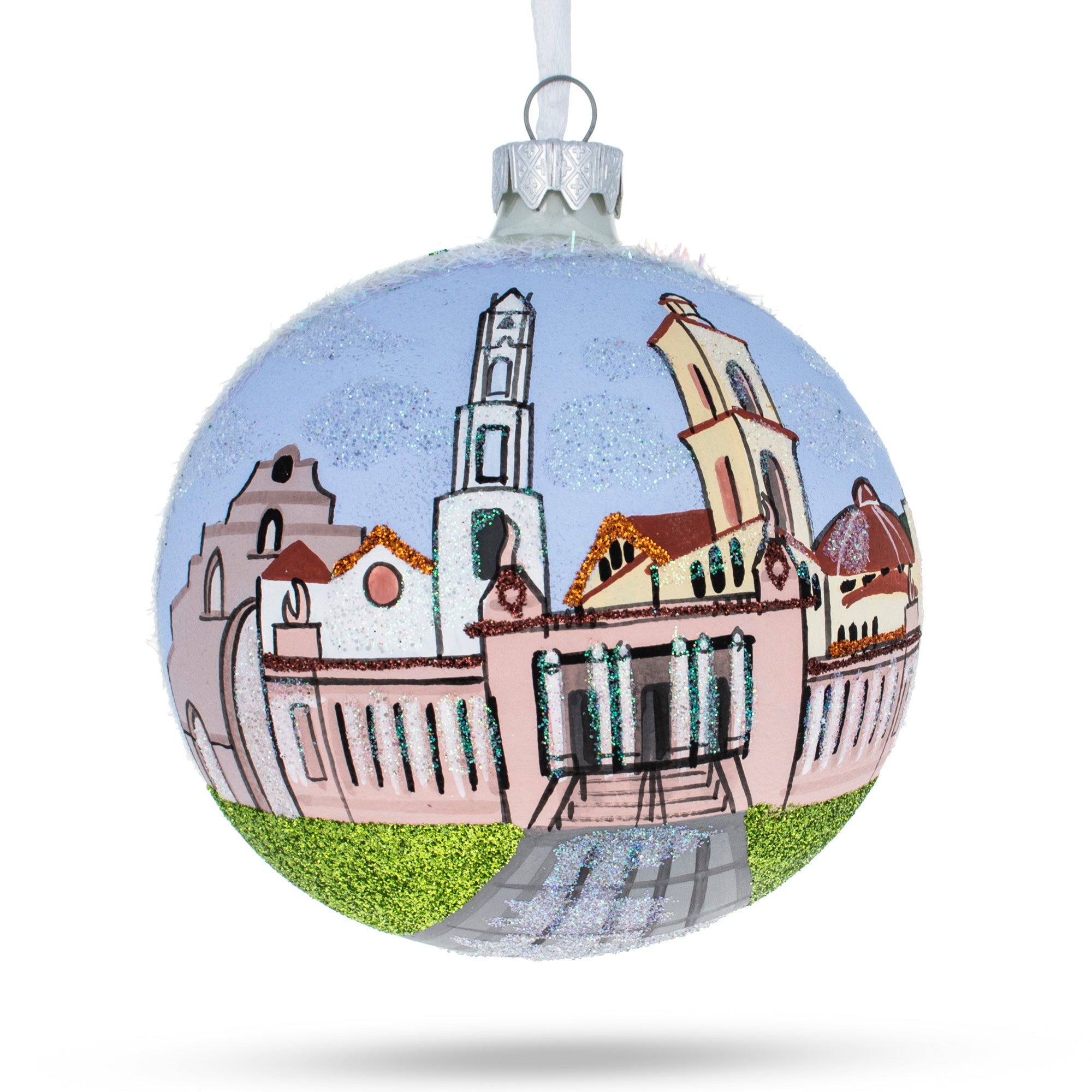 Buy Riverside, California Glass Ball Christmas Ornament 4 Inches