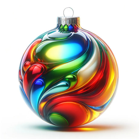 Multi Color Christmas Ornaments
