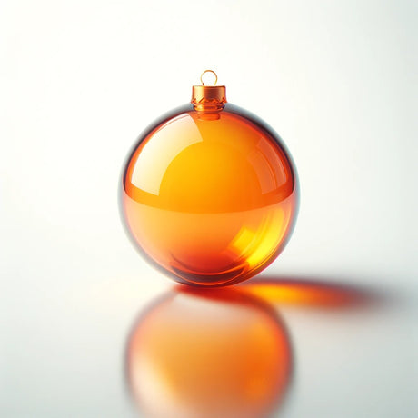 Orange Christmas Ornaments