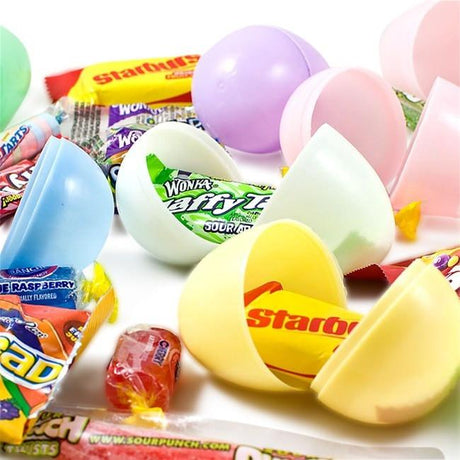 Plastic Easter Eggs with Candy