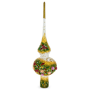 Reverent Virgin Mary - Blown Glass Christmas Ornament