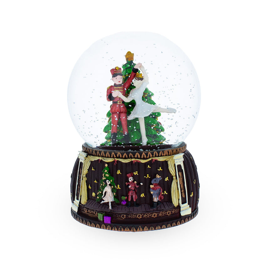 BestPysanky online gift shop sells Christmas water globe snowglobe music box musical collectible figurine xmas holiday decorations gifts rotating animated spinning animated unique picture personalized cool glitter flakes festive wind-up