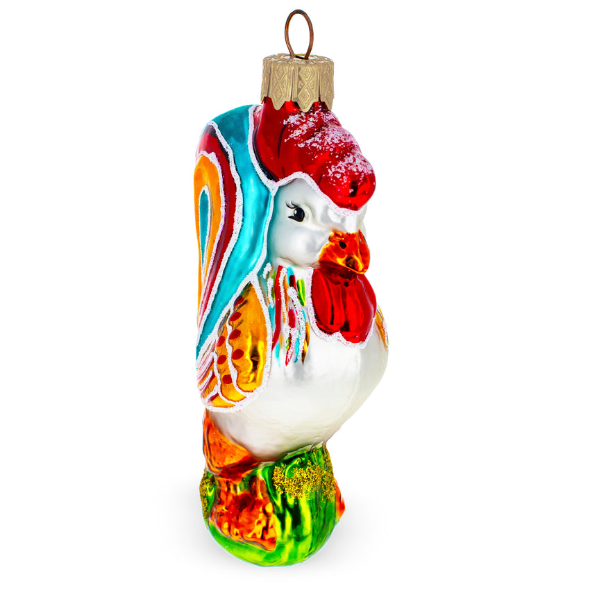 Buy Christmas Ornaments Animals Farm Animals Roosters by BestPysanky Online Gift Ship