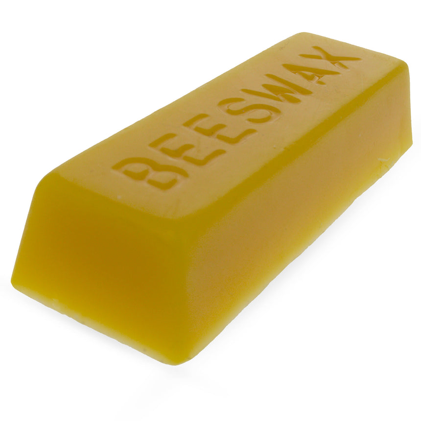 Bees Wax Yellow Triple Filtered Rectangle Beeswax Bar 1 oz in Yellow color Rectangle