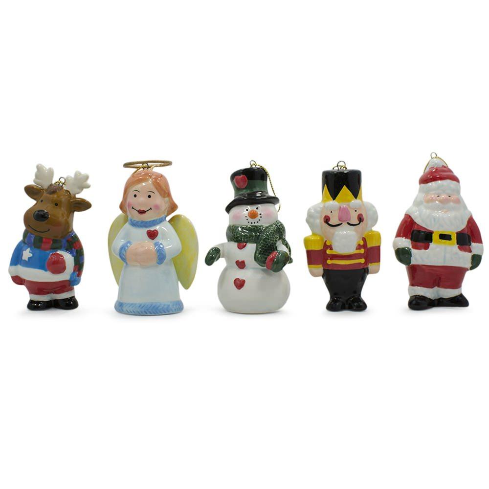 Santa and Snowman Salt and Pepper Shaker Set