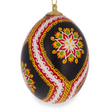 Set of 3 Authentic Blown Real Eggshell Ukrainian Easter Egg Pysanka OrnamentsUkraine ,dimensions in inches: 2.5 x 2.5 x