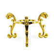 Metal Gold Tone Metal Egg Stand Holder Display in Gold color