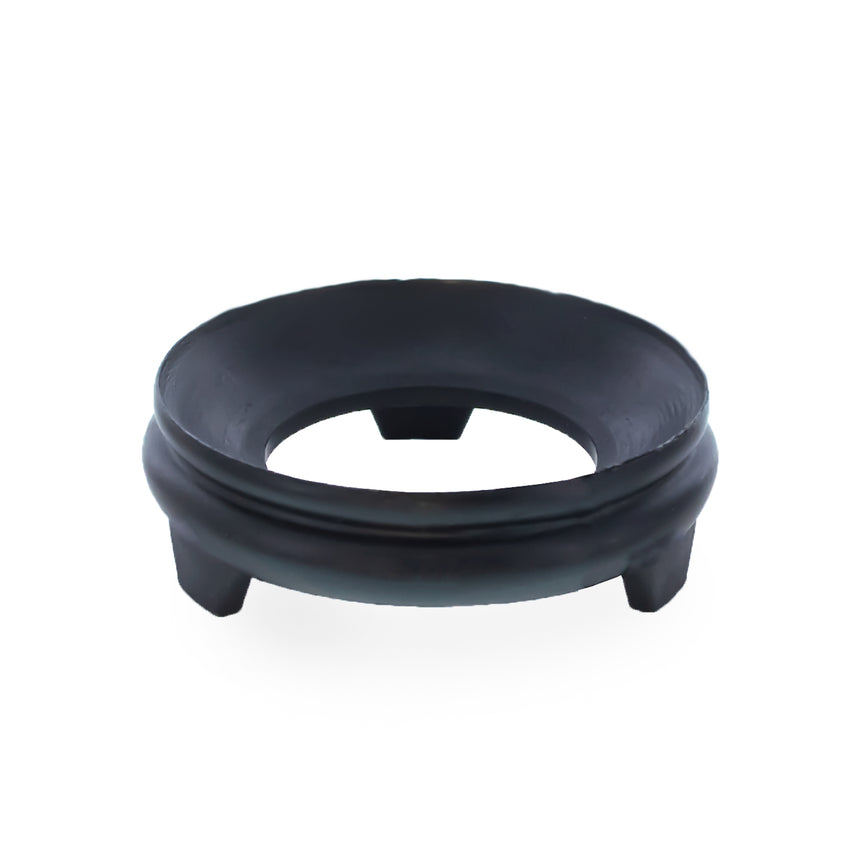 Metal Classic Black Round Egg Stand Holder Display in Black color