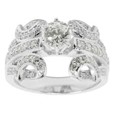 Sterling Silver Wings Sterling Silver Women's Ring (Size 6) in Silver color