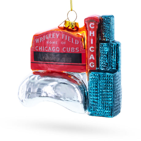 Buy Christmas Ornaments Travel North America USA Illinois Chicago by BestPysanky Online Gift Ship