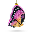 Glass Graceful Butterfly Blown Glass Christmas Ornament in Multi color