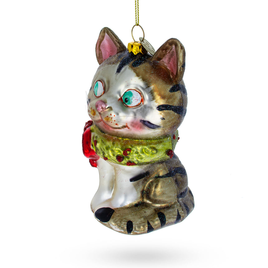 Buy Christmas Ornaments Animals Cats by BestPysanky Online Gift Ship