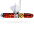 Glass Premium Cigar with Box Blown Glass Christmas Ornament in Brown color