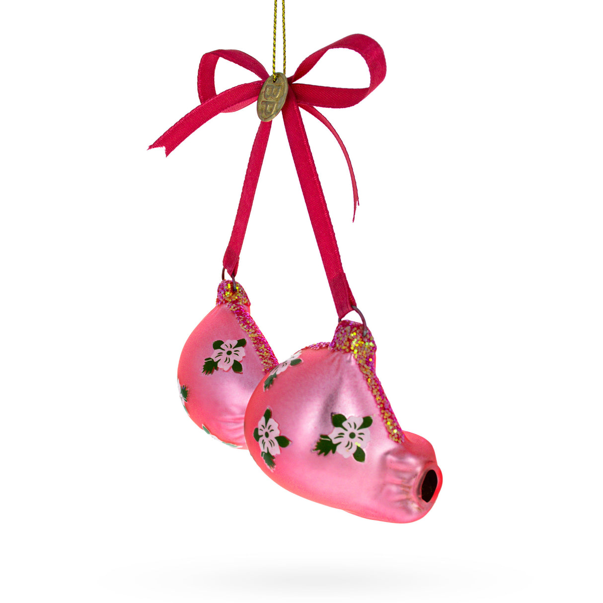 Buy Elegant Pink Bra - Blown Glass Christmas Ornament