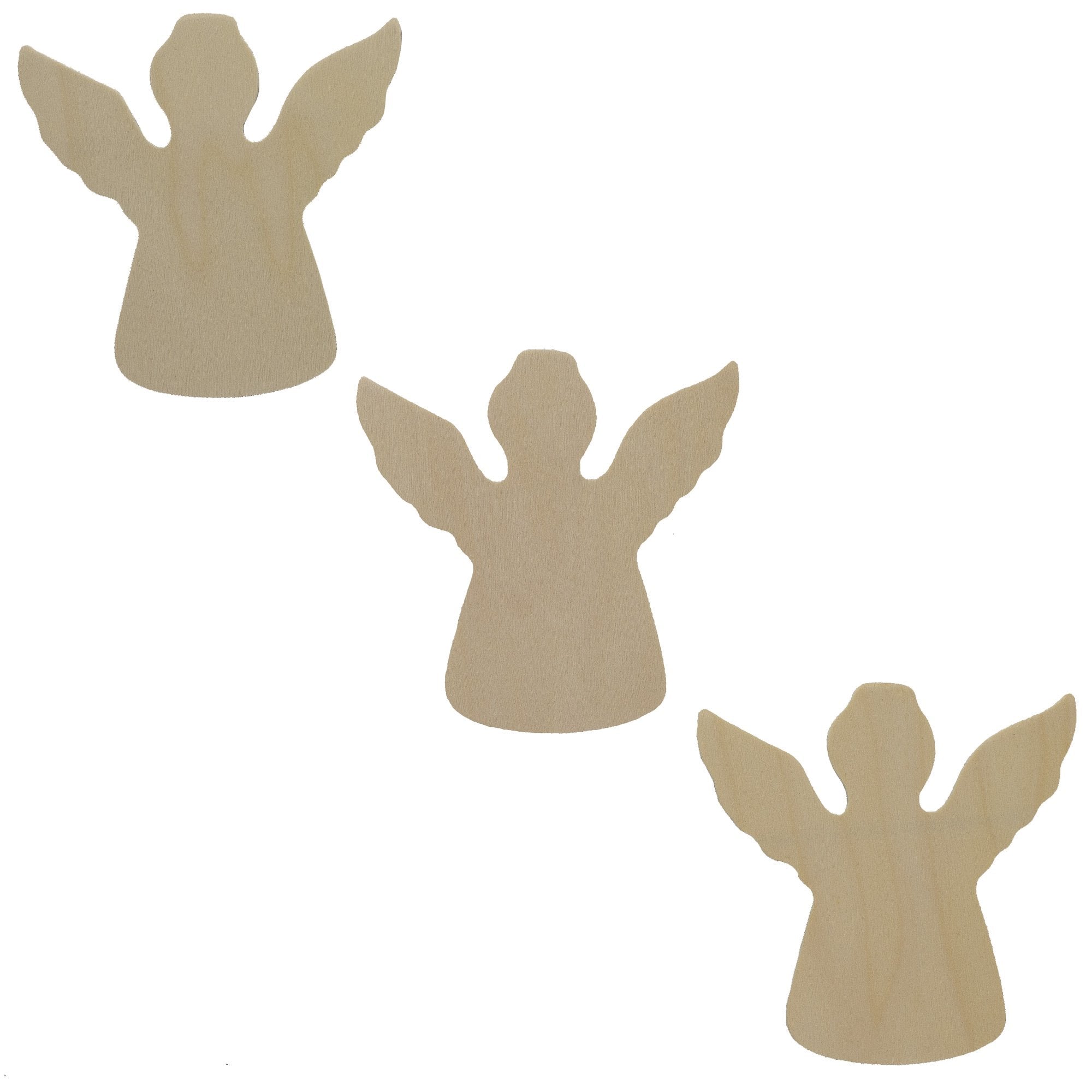 Angel Shape, MULTIPLE SIZES, Angel Cut Out, Wooden Shapes for Crafts and  Decorations, Wooden Angel Cutouts, Christmas Cut Out Shapes 