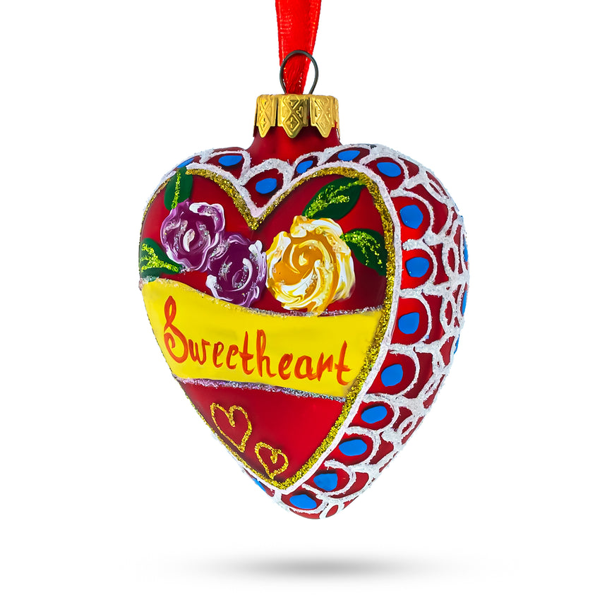 Buy Christmas Ornaments Hearts by BestPysanky Online Gift Ship