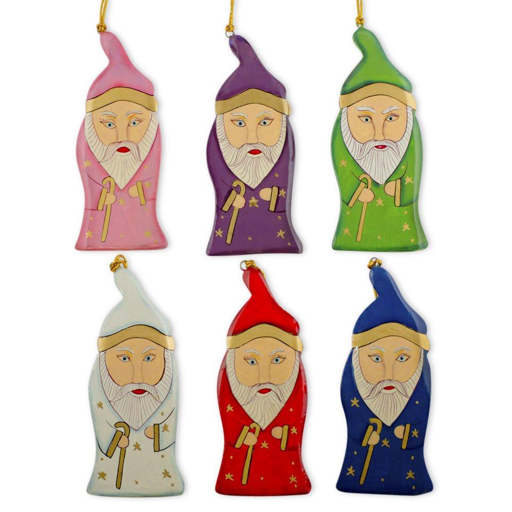 Wood Wizards Wooden Christmas Ornaments in Multi color