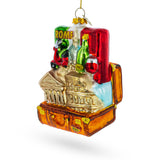 Glass Landmarks of Rome, Italy Blown Glass Christmas Ornament in Multi color