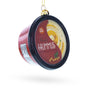 Glass Hummus Blown Glass Christmas Ornament in Multi color