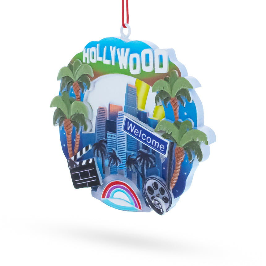 Buy Christmas Ornaments Travel North America USA California Los Angeles by BestPysanky Online Gift Ship