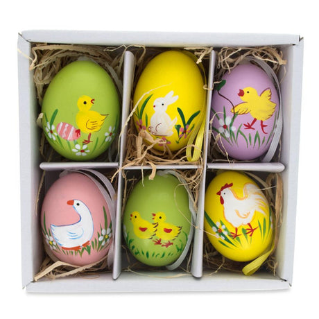 Shop Set of 6 Real Eggshell Bunny, Chick and Goose Easter Egg Ornaments. Buy Easter Eggs Eggshell Ornaments Sets Multi Oval Eggshell for Sale by Online Gift Shop BestPysanky Christmas ornaments Easter egg ornaments Easter decorations