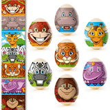 7 Jungle Animals Easter Egg Decorating WrapsUkraine ,dimensions in inches: 14 x 2.85 x 0.001