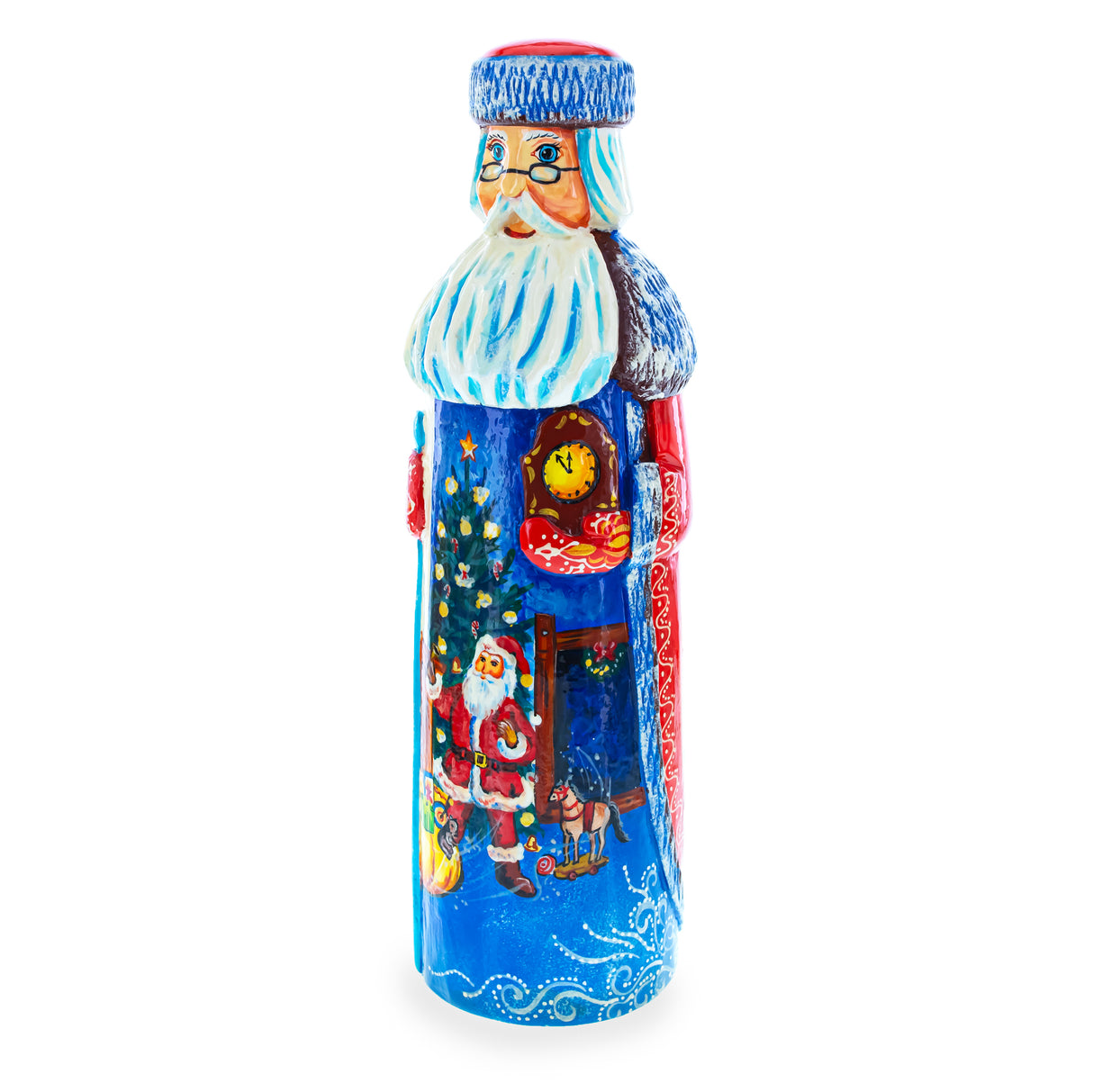 Buy Christmas Decor Carved Wooden Santa by BestPysanky Online Gift Ship