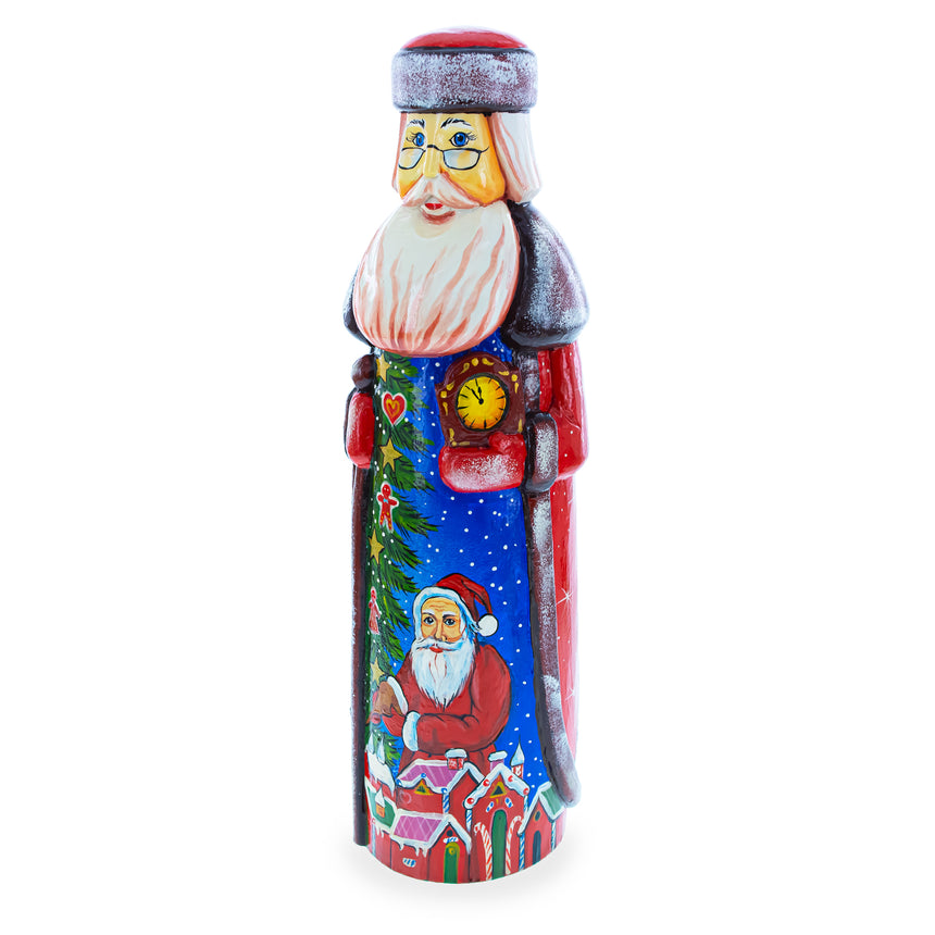 Buy Christmas Decor Carved Wooden Santa by BestPysanky Online Gift Ship