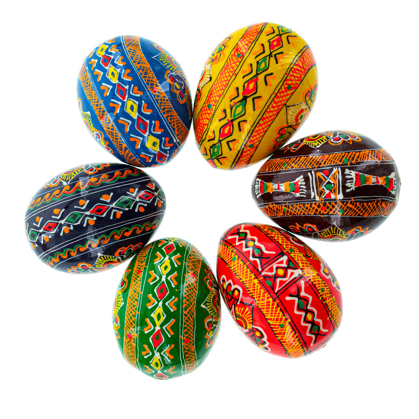 Buy Easter Eggs Wooden Set of 3+ by BestPysanky Online Gift Ship