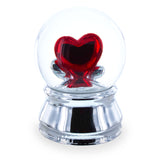 Romantic Red Heart in Love Romantic Musical Water Snow Globe ,dimensions in inches: 4.8 x 3.4 x 3.4