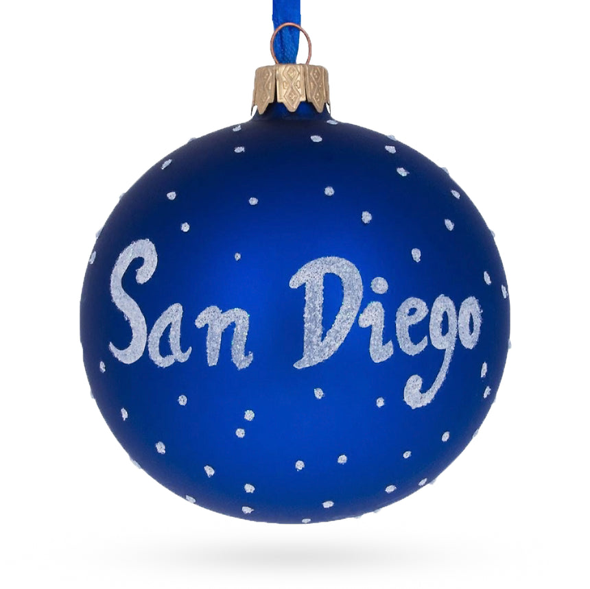 Buy Christmas Ornaments Travel North America USA California San Diego by BestPysanky Online Gift Ship