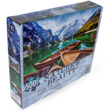 Paperboard 100 Piece Stunning Lake Views Puzzle for Kids in Multi color