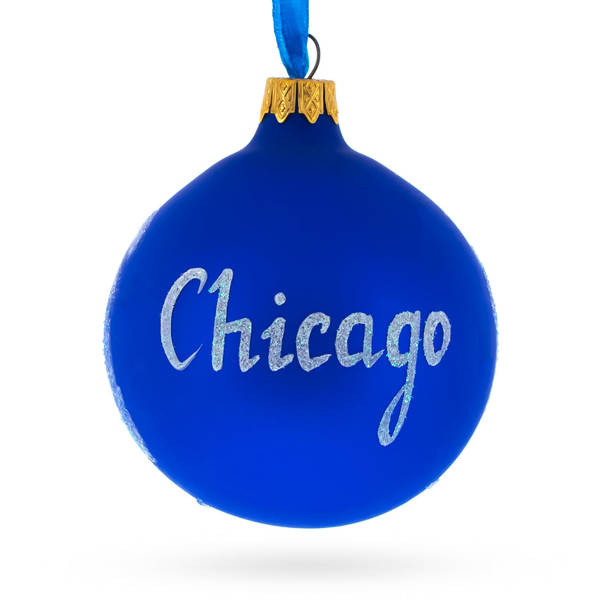 Buy Christmas Ornaments Travel North America USA Illinois Chicago by BestPysanky Online Gift Ship