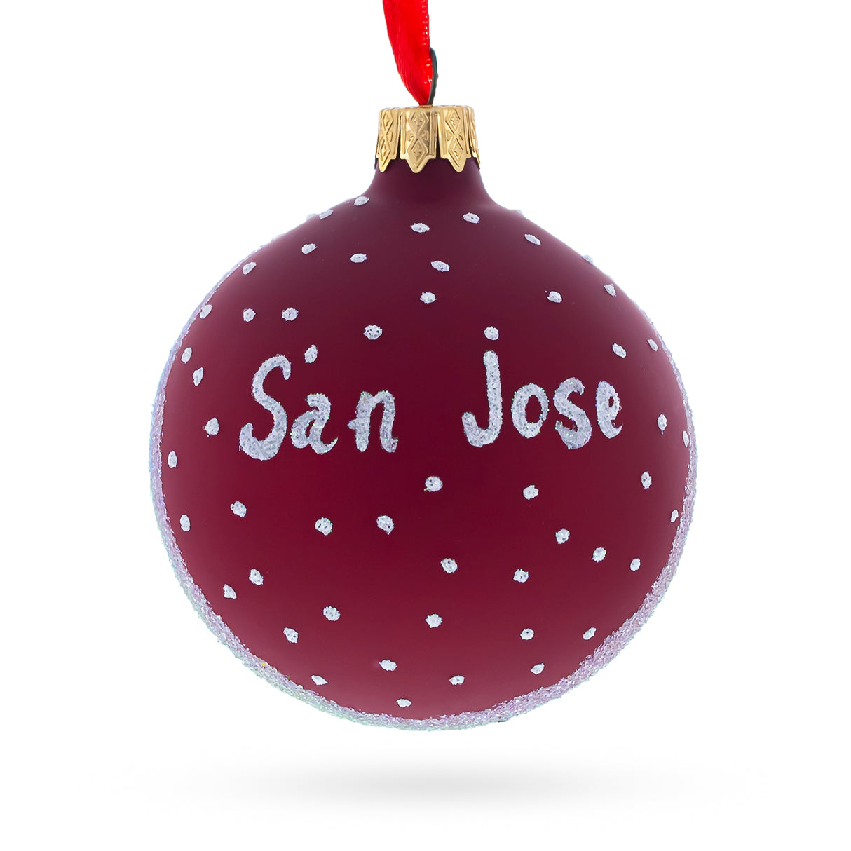 Buy Christmas Ornaments Travel North America USA California San Jose by BestPysanky Online Gift Ship