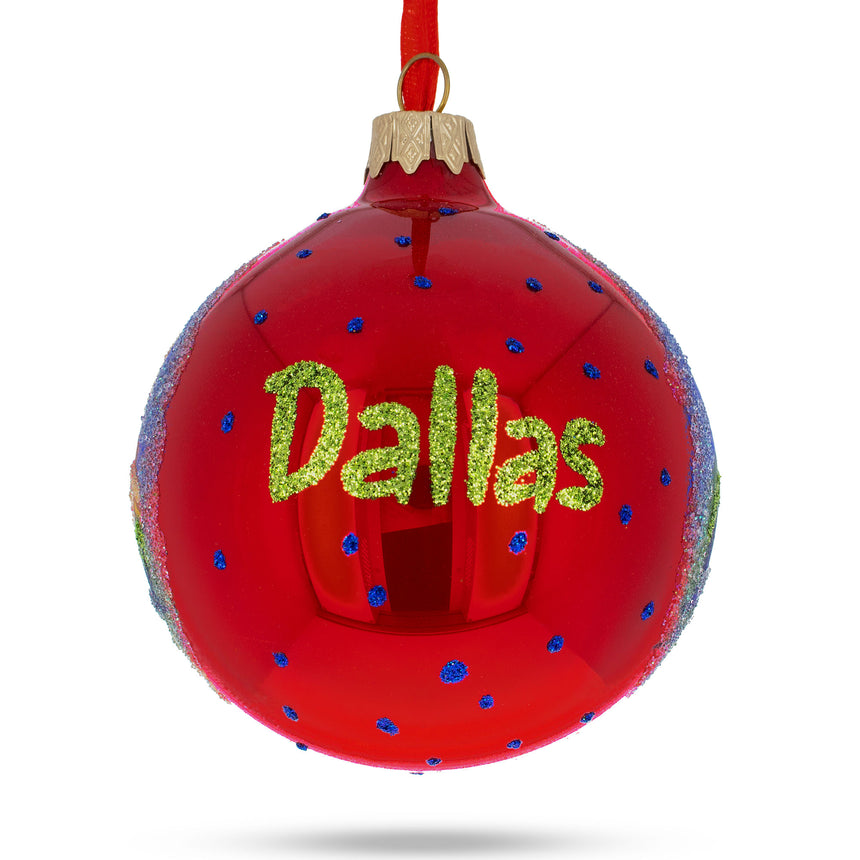 Buy Christmas Ornaments Travel North America USA Texas by BestPysanky Online Gift Ship