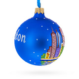 Boston, Massachusetts, USA Glass Ball Christmas Ornament 3.25 InchesUkraine ,dimensions in inches: 3.25 x 3.25 x 3.25