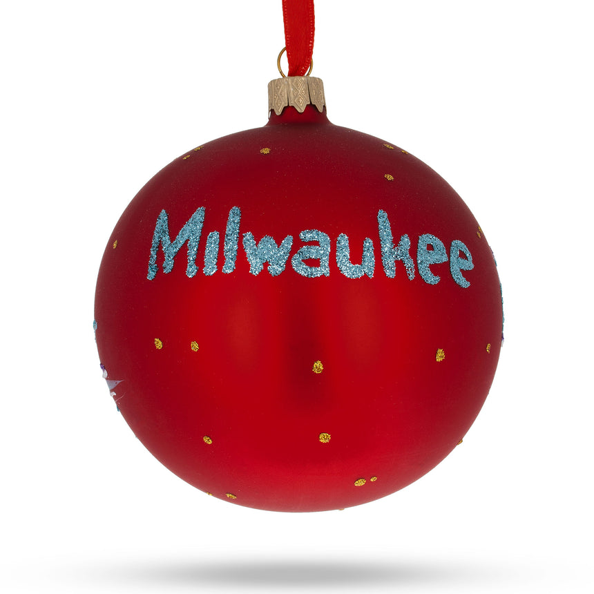 Buy Christmas Ornaments Travel North America USA Wisconsin by BestPysanky Online Gift Ship