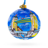 Glass London Bridge, England, United Kingdom Glass Ornament 4 Inches in Multi color Round