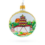 Glass Summer Palace (Yiheyuan), Beijing, China Glass Ball Christmas Ornament 3.25 Inches in Multi color Round