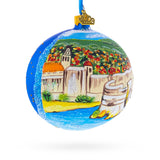 The Walls of Dubrovnik, Croatia Glass Ball Christmas Ornament 4 InchesUkraine ,dimensions in inches: 4 x 4 x 4