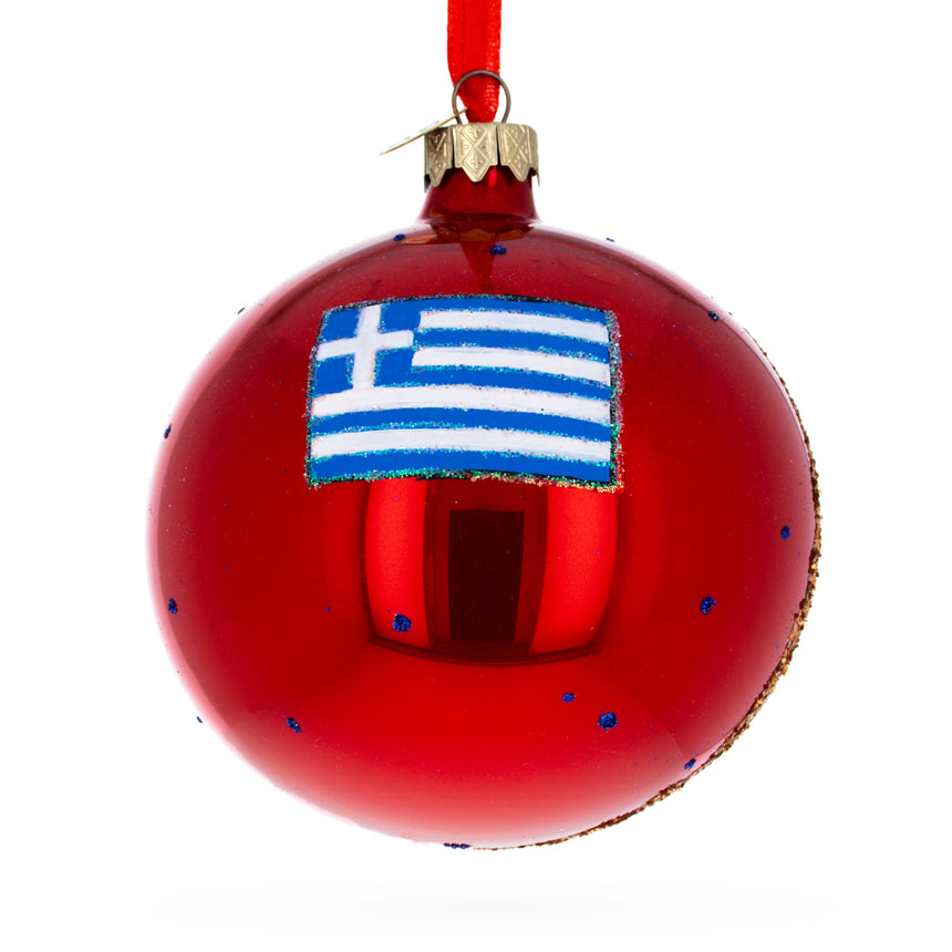 Buy Christmas Ornaments Travel Europe Greece by BestPysanky Online Gift Ship