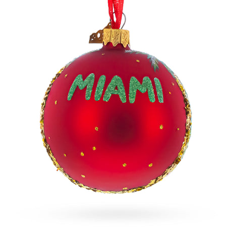 Buy Christmas Ornaments Travel North America USA Florida Miami by BestPysanky Online Gift Ship