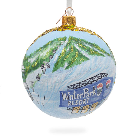 Buy Christmas Ornaments Travel North America USA Colorado Ski Resorts by BestPysanky Online Gift Ship