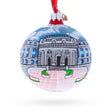 Glass U.S. Naval Academy, Annapolis, Maryland, USA Glass Ball Christmas Ornament 3.25 Inches in Multi color Round