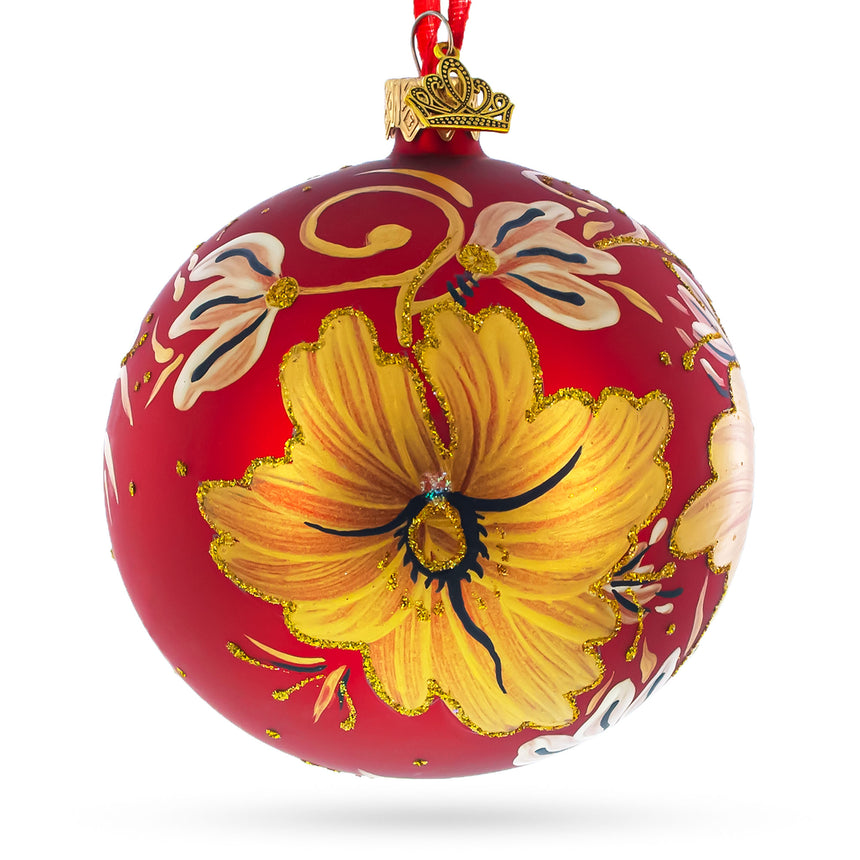 Buy Christmas Ornaments Flowers by BestPysanky Online Gift Ship