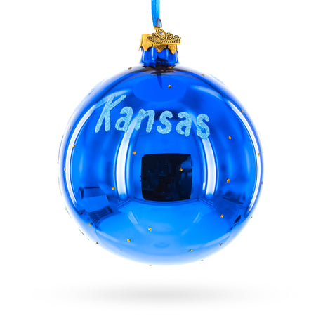 Buy Christmas Ornaments Travel North America USA Kansas by BestPysanky Online Gift Ship