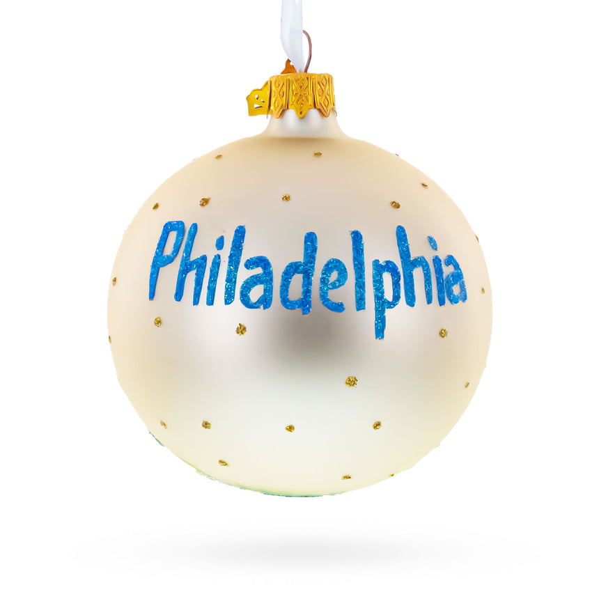 Buy Christmas Ornaments Travel North America USA Pennsylvania Philadelphia by BestPysanky Online Gift Ship