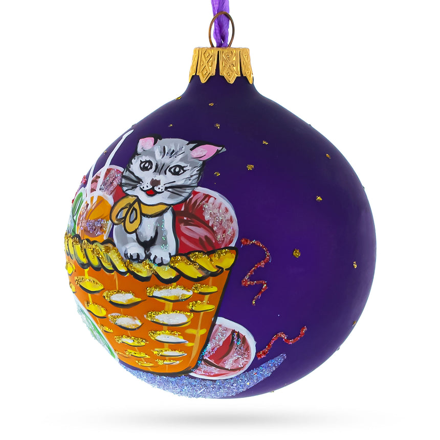 Buy Christmas Ornaments Animals Cats by BestPysanky Online Gift Ship