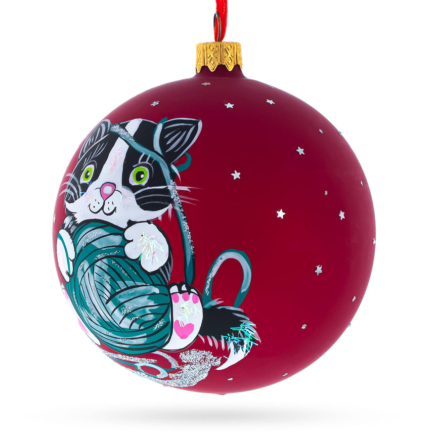 Buy Christmas Ornaments Animals Cats by BestPysanky Online Gift Ship