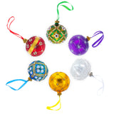 Flag of Romania Glass Ball Christmas Ornament 3.25 InchesUkraine ,dimensions in inches: 3.25 x 3.25 x 3.25